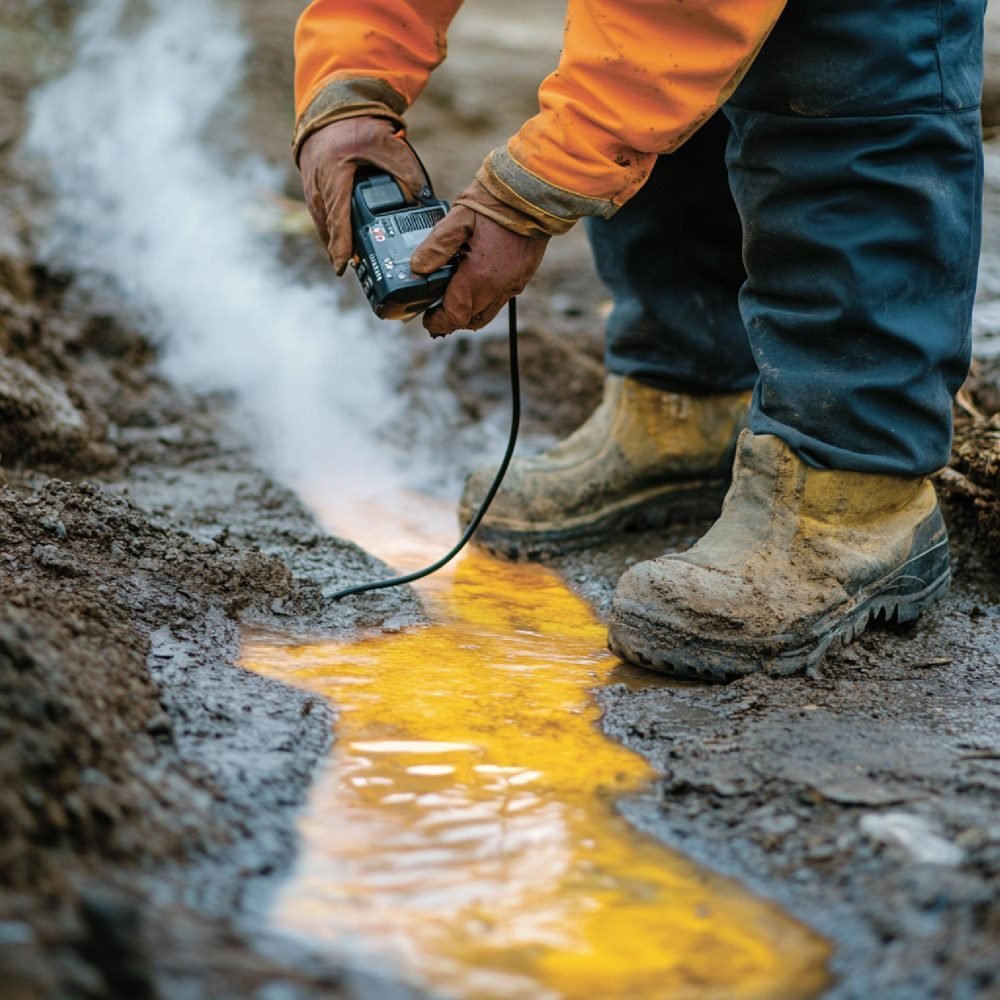 Leak Detection with Geophone