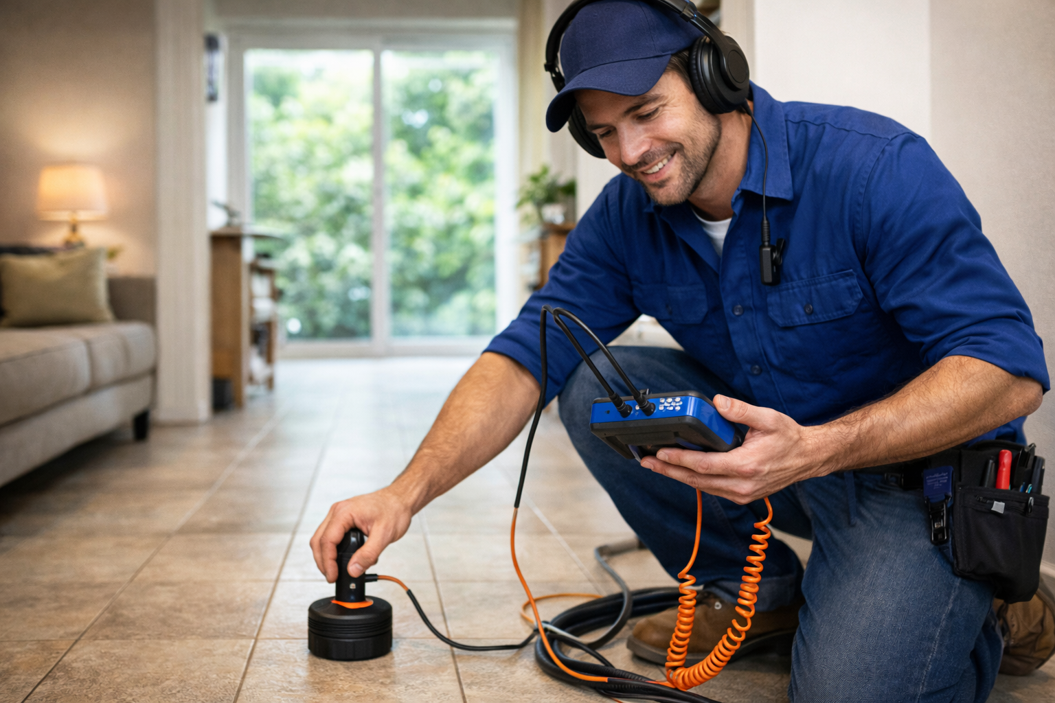 Caça Vazamento com Geofone em Maringá PR – Precisão Sem Quebra-Quebra