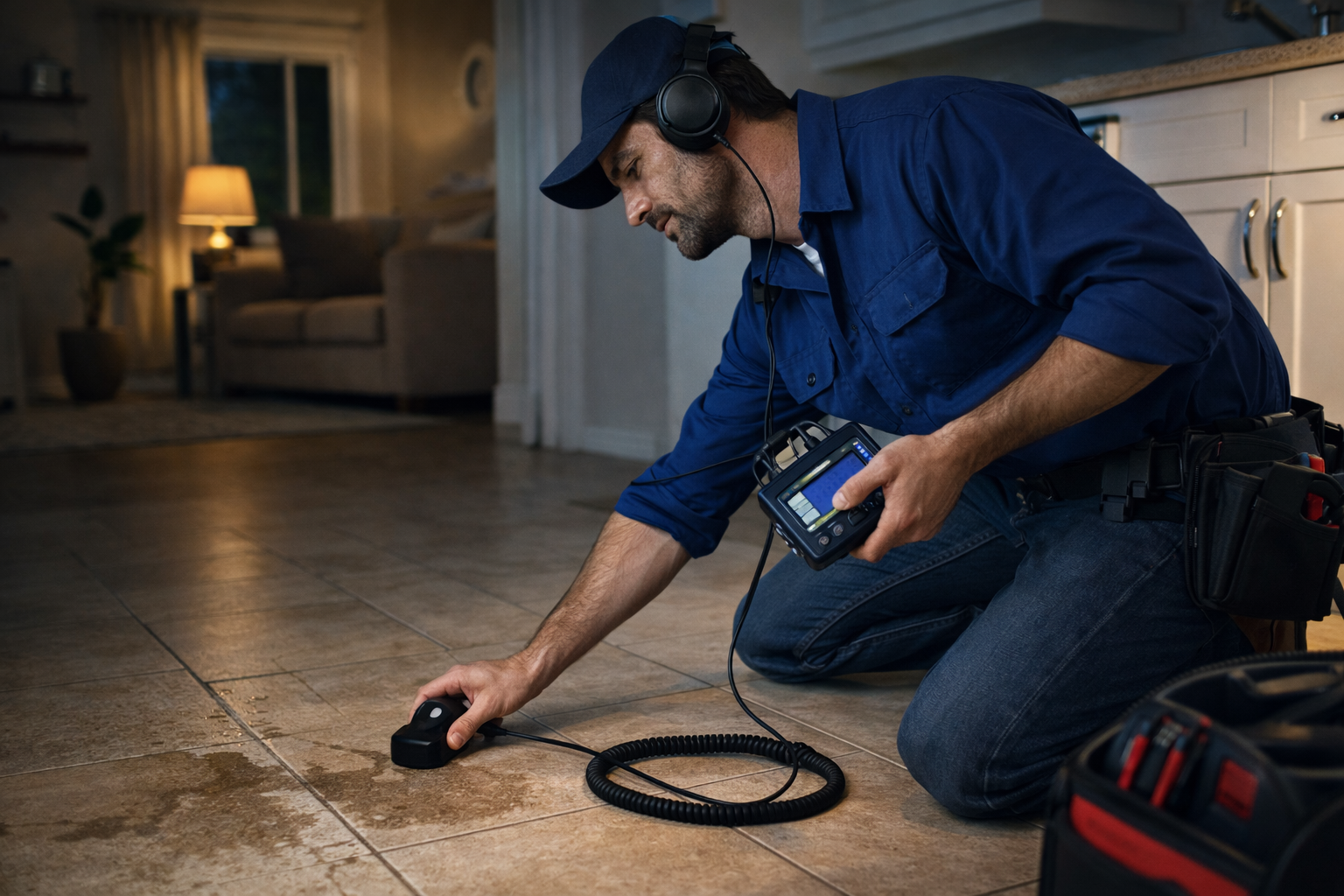 Telefone de caça vazamento em Maringá: Atendimento 24h Imediato