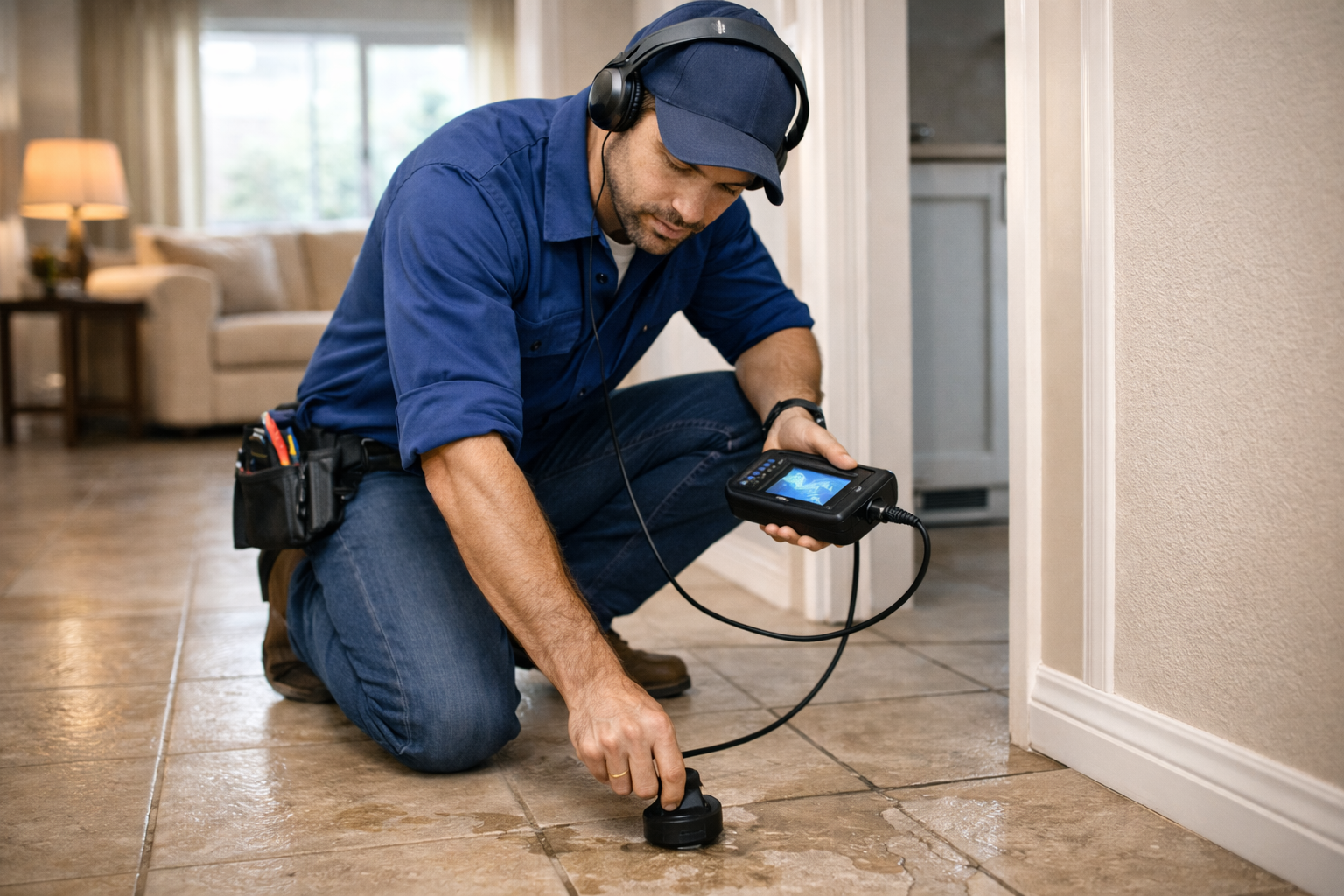 Geofone vazamento em Maringá PR: detecção precisa sem quebrar seu imóvel