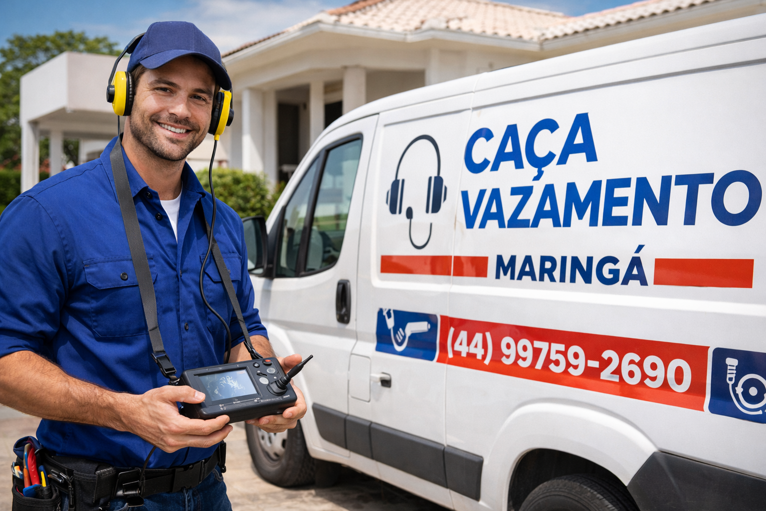 Melhor empresa de caça vazamento em Maringá PR