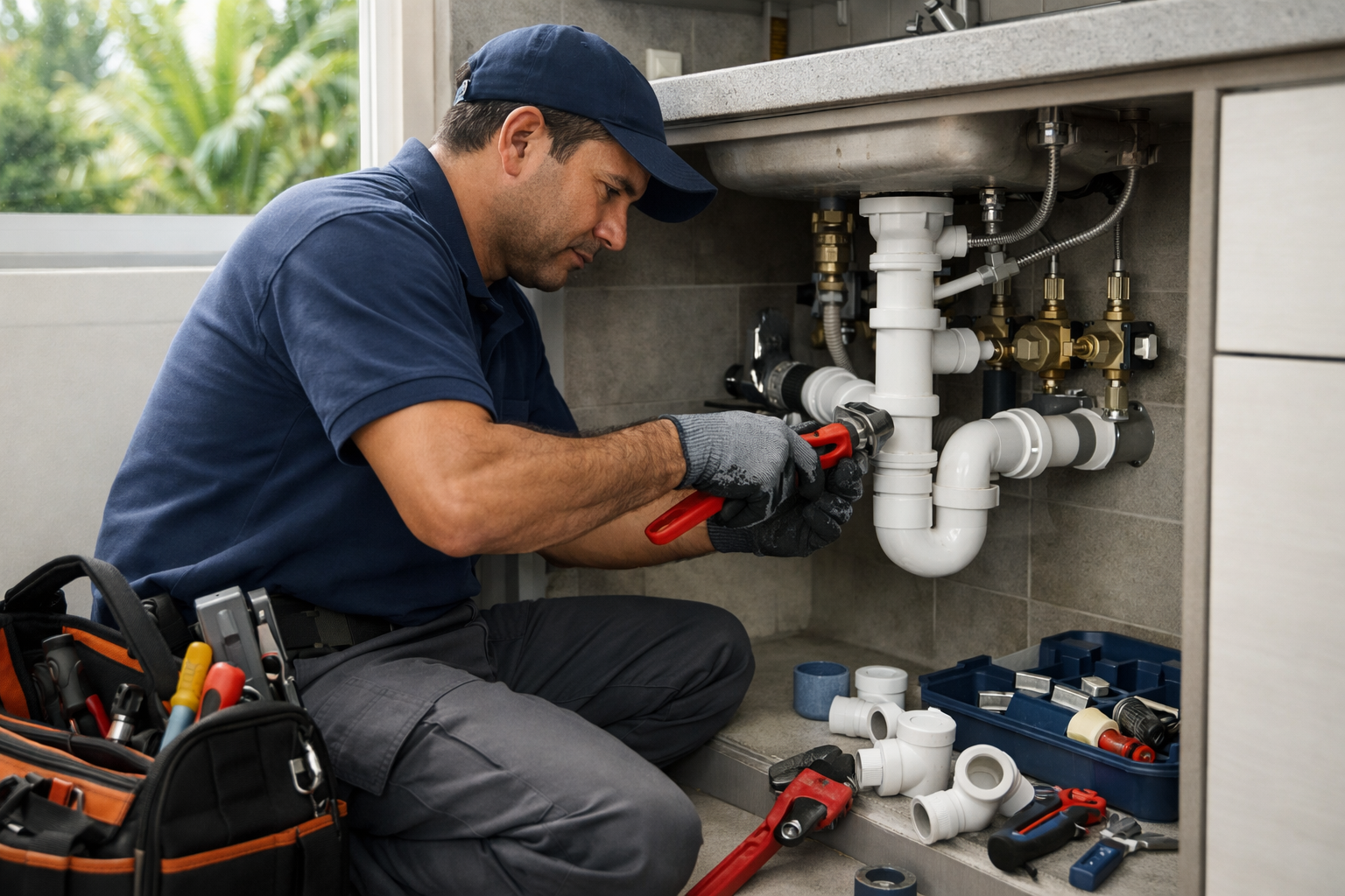 Serviço hidráulica