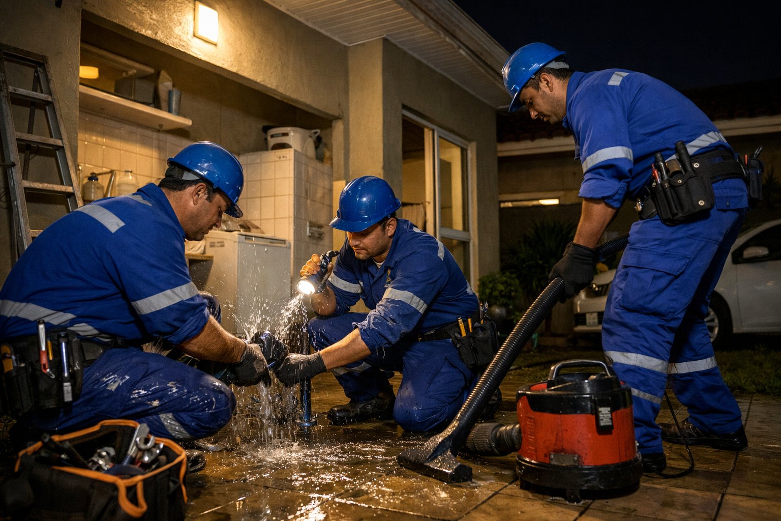 empresa caça vazamento